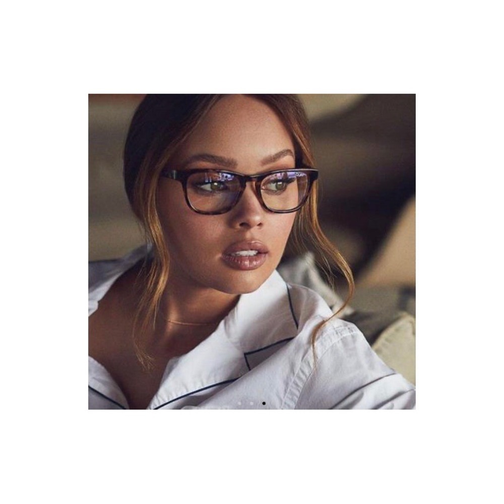 Quay Australia Hardwire Tortoise Blue Light Blocking Glasses Square Frames